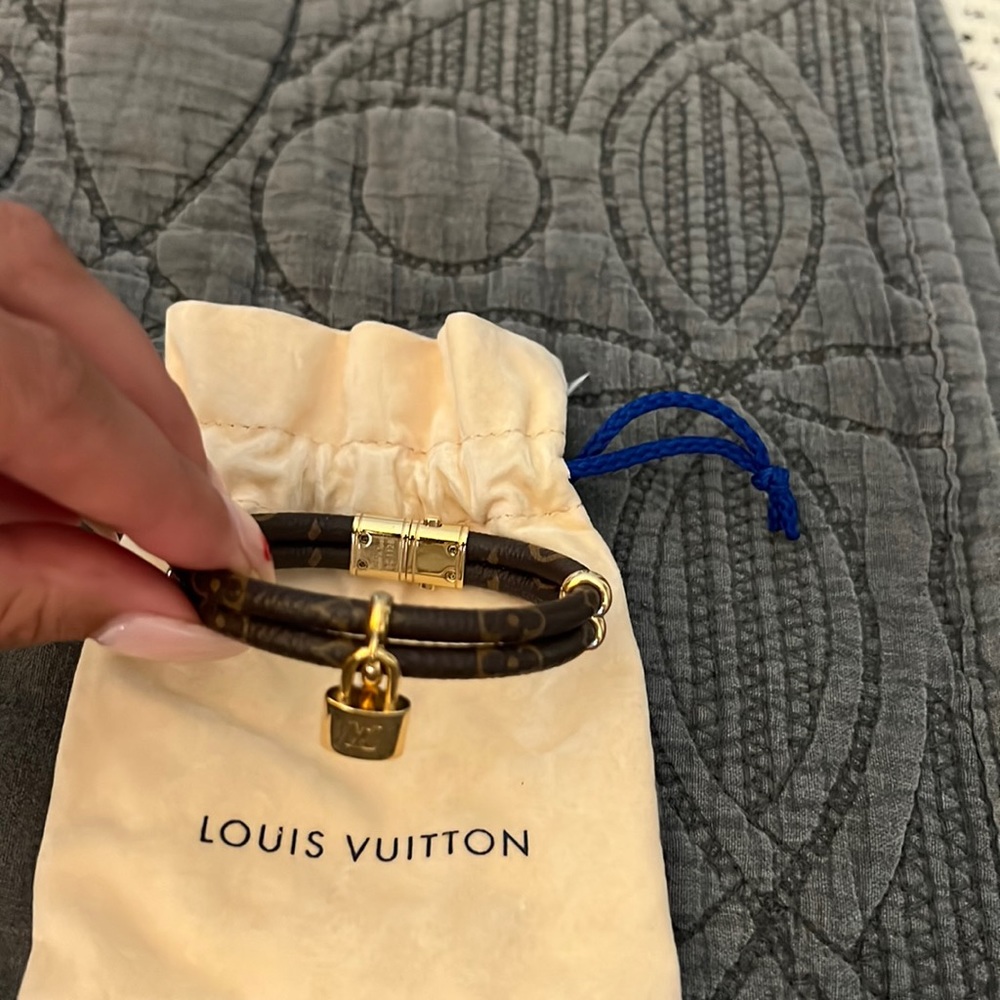 Louis Vuitton lock bracelet